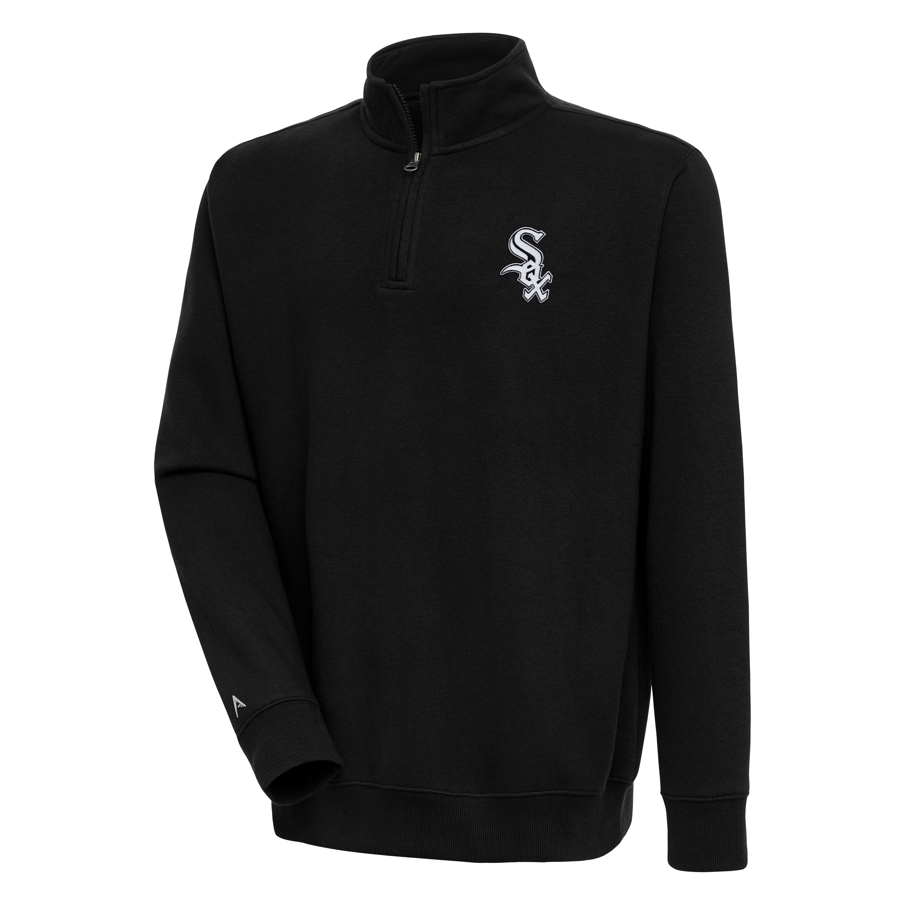 Antigua Men's Chicago White Sox Victory 1/4 Zip Mock Top